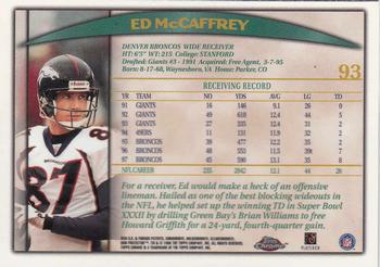 1998 Topps Chrome #93 Ed McCaffrey Back
