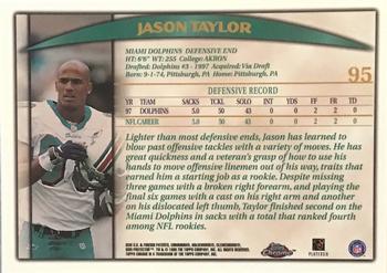 1998 Topps Chrome #95 Jason Taylor Back