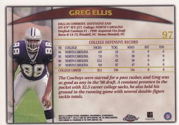 1998 Topps Chrome #97 Greg Ellis Back