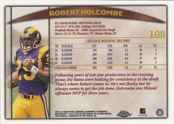 1998 Topps Chrome #108 Robert Holcombe Back