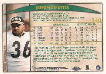 1998 Topps Chrome #140 Jerome Bettis Back