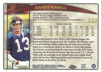 1998 Topps Chrome #153 Danny Kanell Back