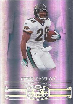 2007 Donruss Threads - Silver Holofoil #19 Fred Taylor Front