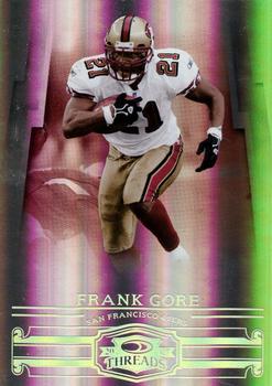 2007 Donruss Threads - Silver Holofoil #118 Frank Gore Front