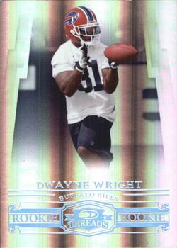 2007 Donruss Threads - Silver Holofoil #180 Dwayne Wright Front