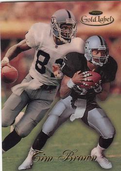 1998 Topps Gold Label #35 Tim Brown Front
