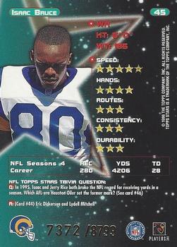 1998 Topps Stars #45 Isaac Bruce Back