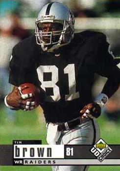 1998 UD Choice #132 Tim Brown Front