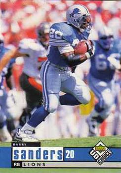 1998 UD Choice #332 Barry Sanders Front