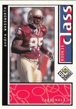 1998 UD Choice #196 Andre Wadsworth Front