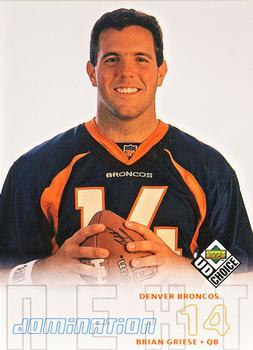 1998 UD Choice #283 Brian Griese Front