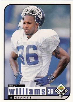 1998 UD Choice #377 Shaun Williams Front