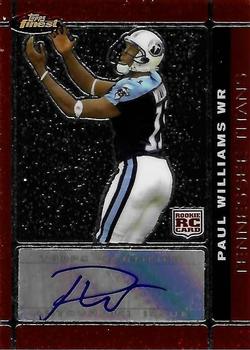 2007 Finest - Rookie Autographs #139 Paul Williams Front