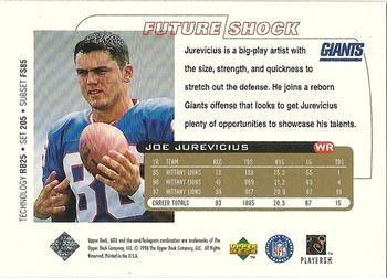 1998 Upper Deck UD3 #205 Joe Jurevicius Back