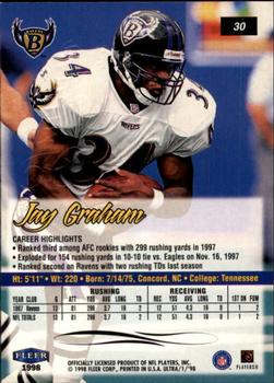 1998 Ultra #30 Jay Graham Back