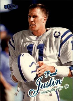 1998 Ultra #107 Paul Justin Front