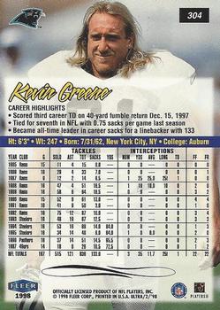 1998 Ultra #304 Kevin Greene Back