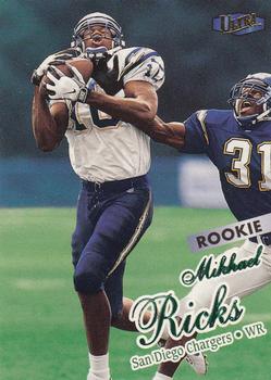 1998 Ultra #399 Mikhael Ricks Front