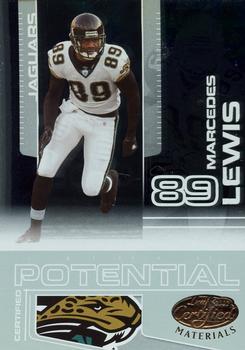 2007 Leaf Certified Materials - Certified Potential #CP-7 Marcedes Lewis Front