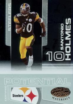2007 Leaf Certified Materials - Certified Potential #CP-9 Santonio Holmes Front