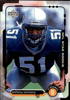 1998 Upper Deck #13 Anthony Simmons Front