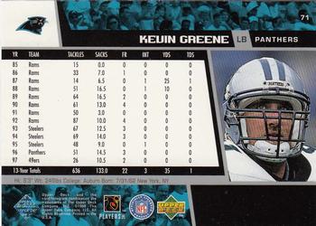 1998 Upper Deck #71 Kevin Greene Back