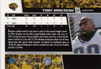 1998 Upper Deck #128 Tony Brackens Back