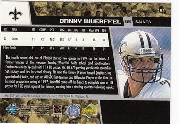1998 Upper Deck #161 Danny Wuerffel Back