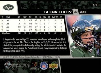 1998 Upper Deck #175 Glenn Foley Back
