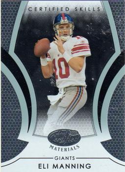 2007 Leaf Certified Materials - Certified Skills #CS-4 Eli Manning Front