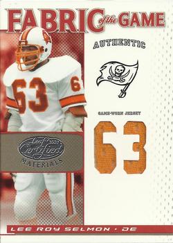 2007 Leaf Certified Materials - Fabric of the Game Jersey Number #FOG-132 Lee Roy Selmon Front