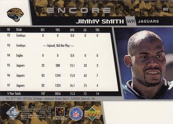 1998 Upper Deck Encore #80 Jimmy Smith Back