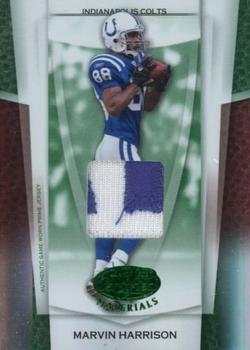2007 Leaf Certified Materials - Mirror Emerald Materials #120 Marvin Harrison Front