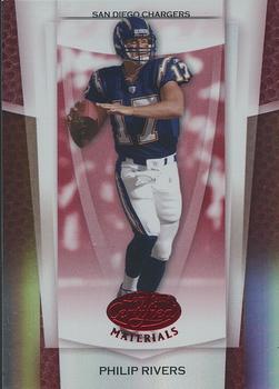 2007 Leaf Certified Materials - Mirror Red #146 Philip Rivers Front