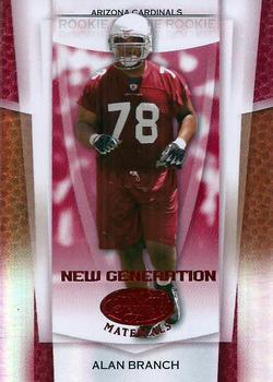 2007 Leaf Certified Materials - Mirror Red #154 Alan Branch Front