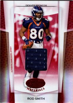 2007 Leaf Certified Materials - Mirror Red Materials #136 Rod Smith Front