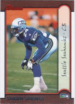 1999 Bowman #28 Shawn Springs Front