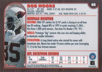 1999 Bowman #45 Rob Moore Back