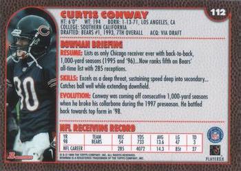 1999 Bowman #112 Curtis Conway Back