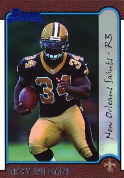 1999 Bowman #182 Ricky Williams Front