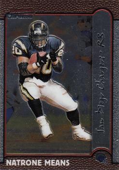 1999 Bowman Chrome #72 Natrone Means Front