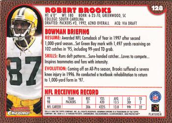 1999 Bowman Chrome #128 Robert Brooks Back