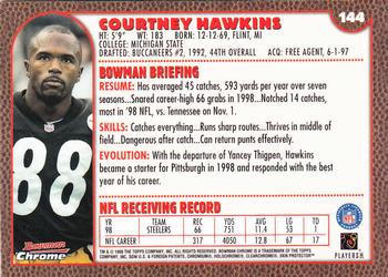 1999 Bowman Chrome #144 Courtney Hawkins Back