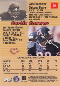 1999 Bowman's Best #29 Curtis Conway Back