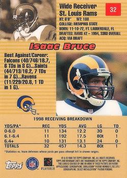 1999 Bowman's Best #32 Isaac Bruce Back