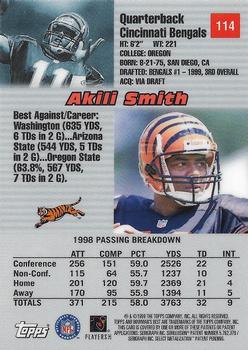 1999 Bowman's Best #114 Akili Smith Back