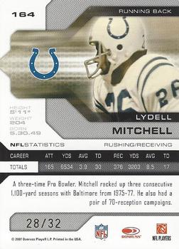 2007 Leaf Limited - Bronze Spotlight #164 Lydell Mitchell Back