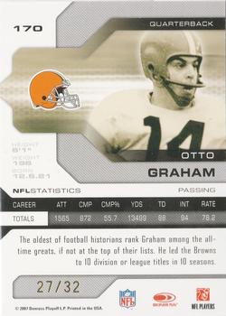 2007 Leaf Limited - Bronze Spotlight #170 Otto Graham Back