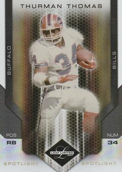 2007 Leaf Limited - Gold Spotlight #194 Thurman Thomas Front