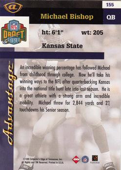 1999 Collector's Edge Advantage #155 Michael Bishop Back